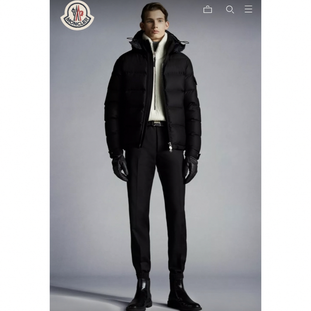 MONCLER - 極美品 モンクレール モンジュネーブル ブラック 国内 MONCLER - 極美品 モンクレール モンジュネーブル ブラック 国内