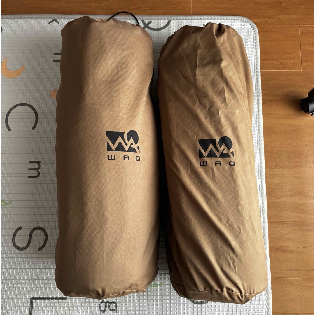 WAQ インフレーターマット2本セット タン 8㎝ WAQ インフレーターマット2本セット タン 8㎝