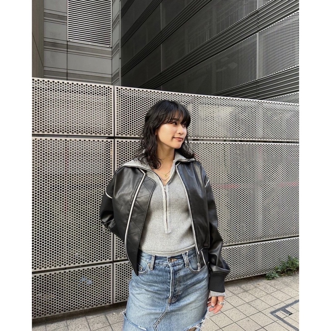 SeaRoomlynn - searoomlynn Vintage ECOレザー ブルゾン シー SeaRoomlynn - searoomlynn Vintage ECOレザー ブルゾン シー