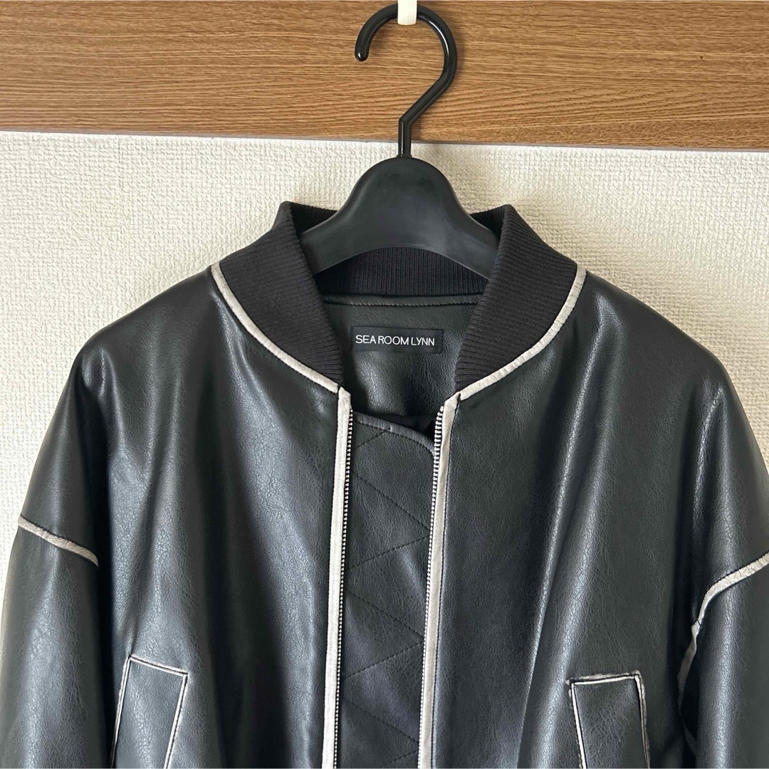 SeaRoomlynn - searoomlynn Vintage ECOレザー ブルゾン シー SeaRoomlynn - searoomlynn Vintage ECOレザー ブルゾン シー