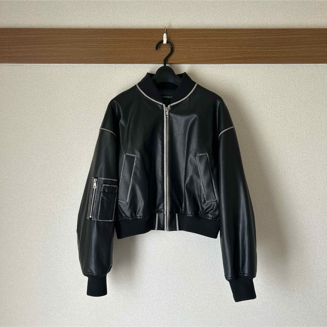 SeaRoomlynn - searoomlynn Vintage ECOレザー ブルゾン シー SeaRoomlynn - searoomlynn Vintage ECOレザー ブルゾン シー