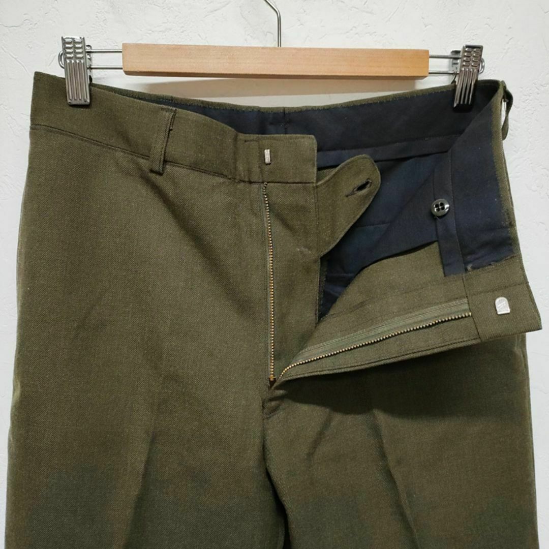 MILITARY - 80's アメリカ軍 ウールパンツ ドレスパンツ オリーブグリーン サイズ:W30 L27 米軍 実物 ミリタリー トラウザーズ スラックス 古着【中古】TROUSERS, MEN'S, WOOL SERGE, GREEN 2234の通販 by 古着屋mellowラクマ店| ミリタリーならラクマ MILITARY - 80's アメリカ軍 ウールパンツ ドレスパンツ オリーブグリーン サイズ:W30 L27 米軍 実物 ミリタリー トラウザーズ スラックス 古着【中古】TROUSERS, MEN'S, WOOL SERGE, GREEN 2234の通販 by 古着屋mellowラクマ店| ミリタリーならラクマ