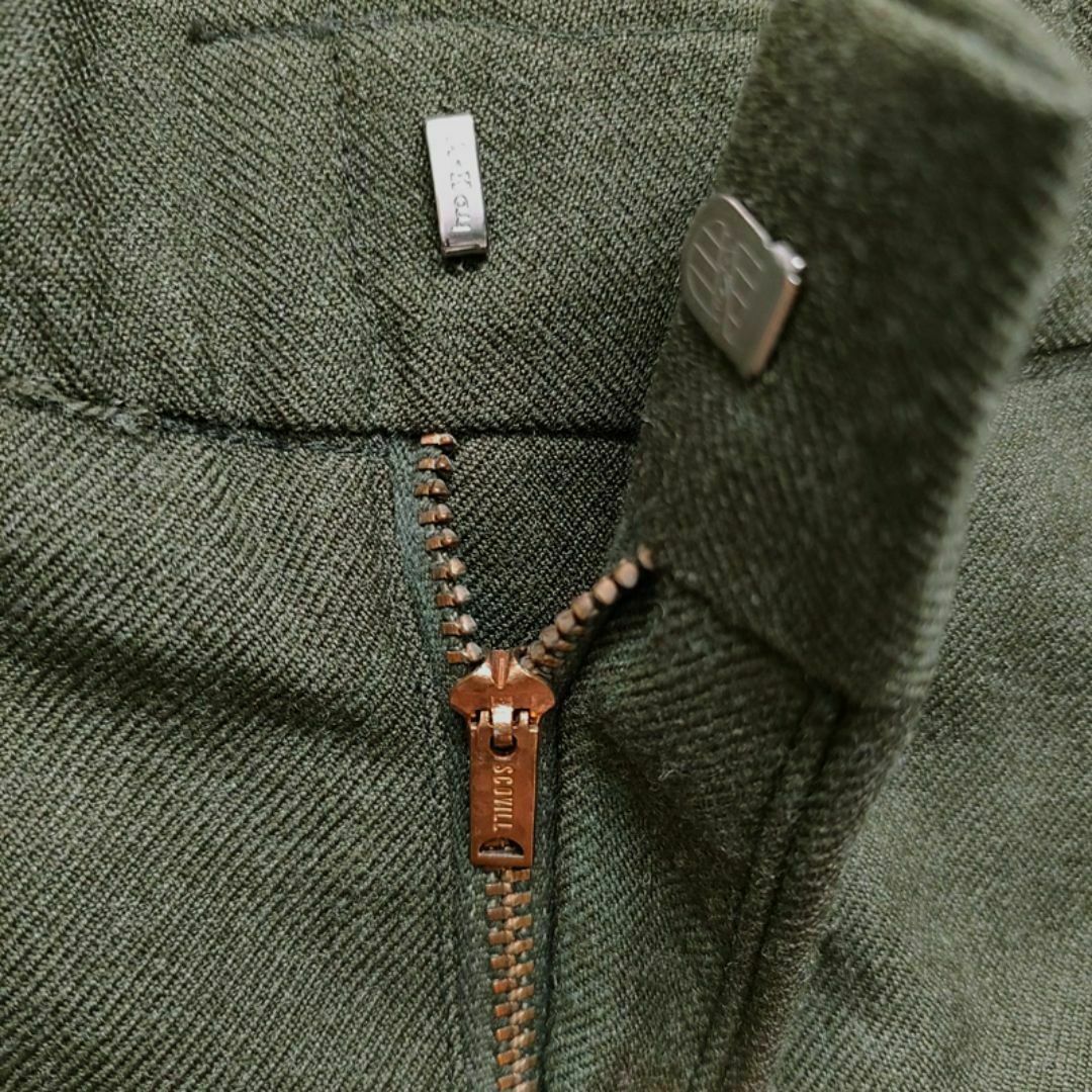 MILITARY - 80's アメリカ軍 ウールパンツ ドレスパンツ オリーブグリーン サイズ:W30 L27 米軍 実物 ミリタリー トラウザーズ スラックス 古着【中古】TROUSERS, MEN'S, WOOL SERGE, GREEN 2234の通販 by 古着屋mellowラクマ店|ミリタリーならラクマ MILITARY - 80's アメリカ軍 ウールパンツ ドレスパンツ オリーブグリーン サイズ:W30 L27 米軍 実物 ミリタリー トラウザーズ スラックス 古着【中古】TROUSERS, MEN'S, WOOL SERGE, GREEN 2234の通販 by 古着屋mellowラクマ店|ミリタリーならラクマ