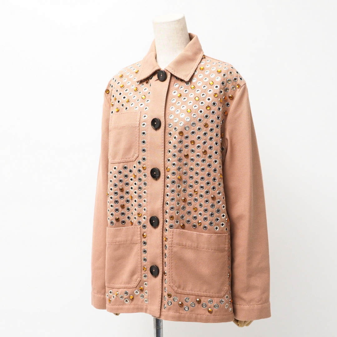 Drawerドゥロワー ムートンパッチロングカーディガン 1 ニット Drawerドゥロワー ムートンパッチロングカーディガン 1 ニット