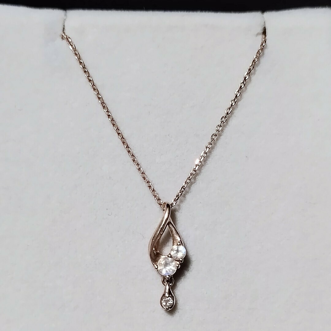 ファッション スタージュエリー FLOWER DEW フラワーデュー ネックレス K10PG アクセサリー
