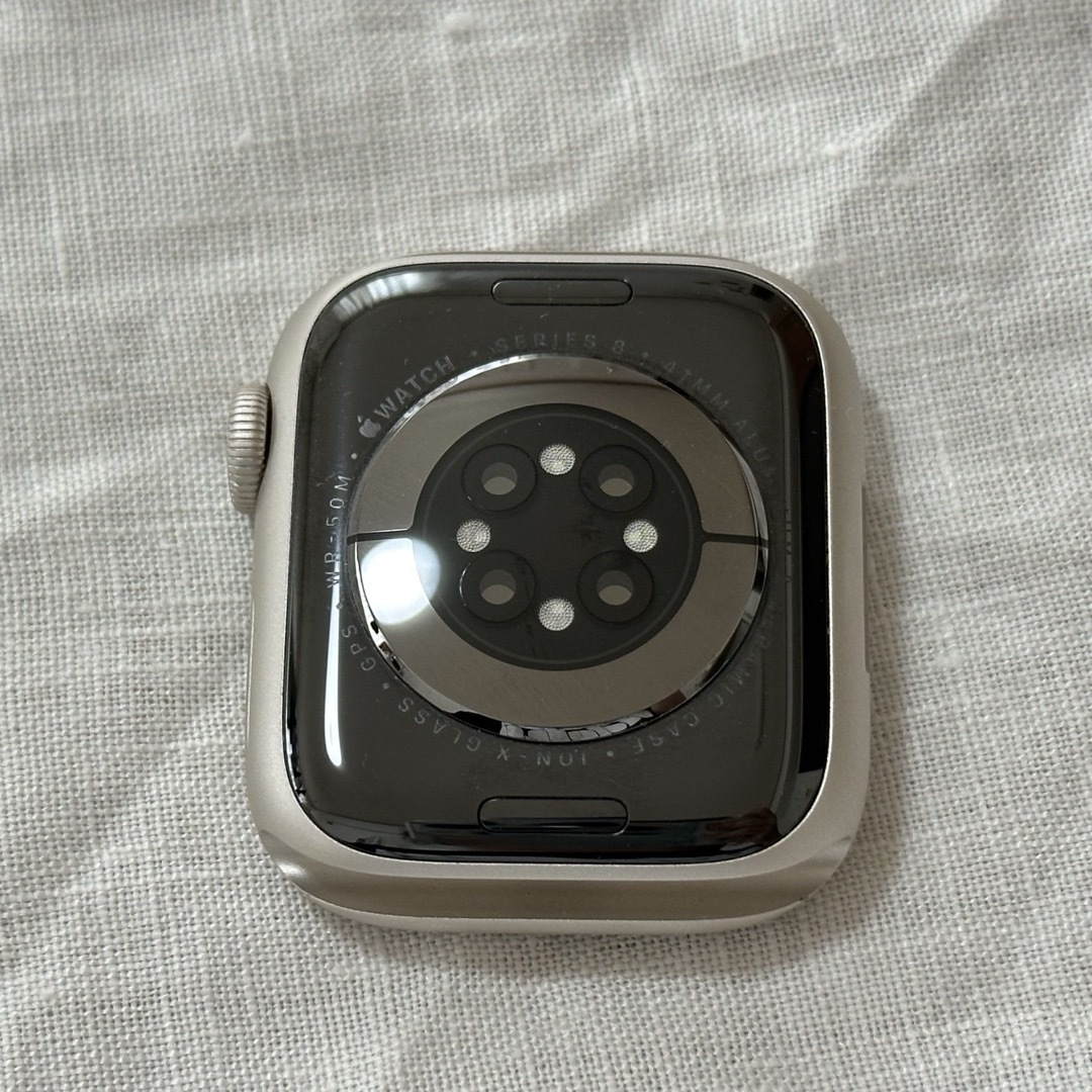 Apple Watch series8 41mm スターライトアルミニウム
