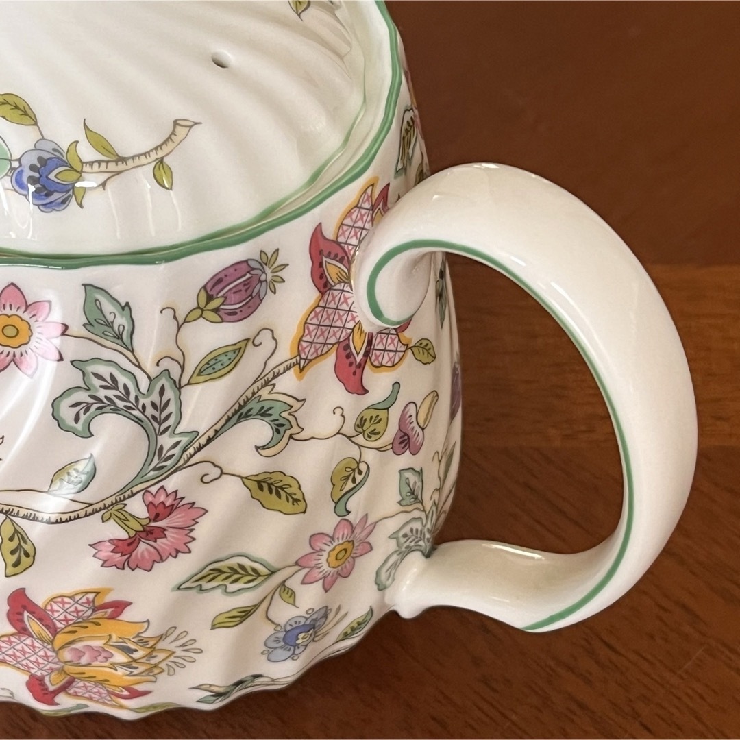 MINTON - 【美品】英国製 ミントン☆ハドンホール☆ティーポット MINTON - 【美品】英国製 ミントン☆ハドンホール☆ティーポット