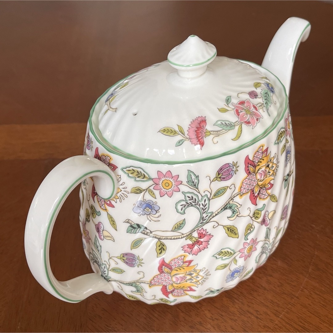 MINTON - 【美品】英国製 ミントン☆ハドンホール☆ティーポット MINTON - 【美品】英国製 ミントン☆ハドンホール☆ティーポット