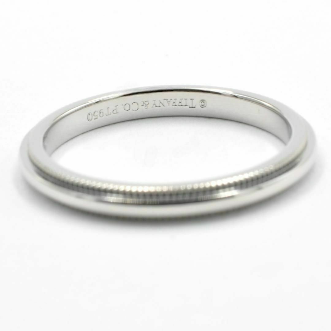 Tiffany & Co. - ティファニー ミルグレインバンド リング PT950 Tiffany & Co. - ティファニー ミルグレインバンド リング PT950