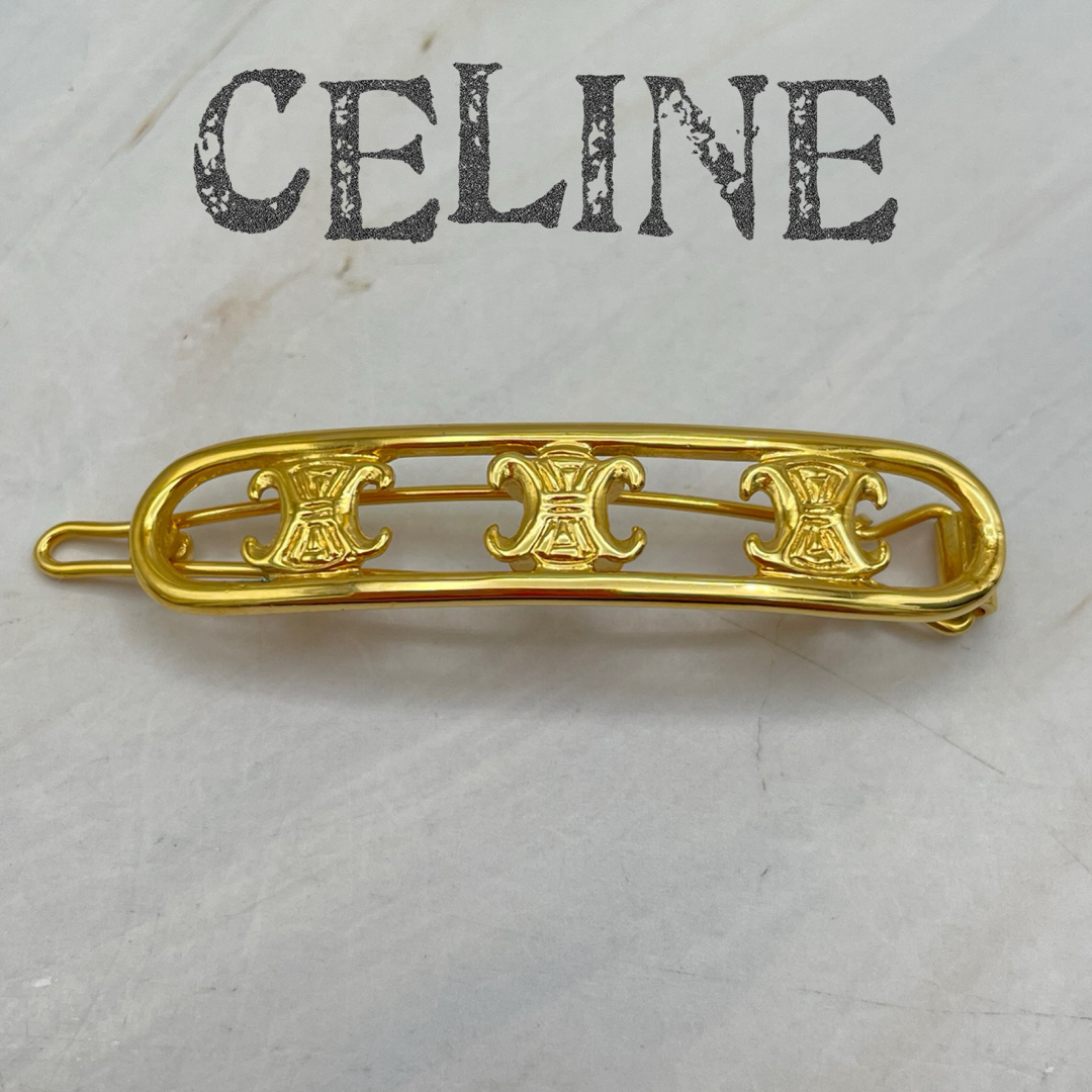 CELINE - CELINE セリーヌ ブラゾン トリオンフ ヘア CELINE - CELINE セリーヌ ブラゾン トリオンフ ヘア
