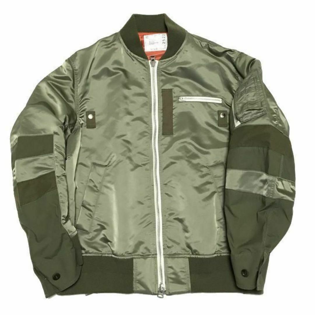 sacai - サイズ4 SACAI 21SS 切り替え ボンバージャケット 新品 sacai - サイズ4 SACAI 21SS 切り替え ボンバージャケット 新品