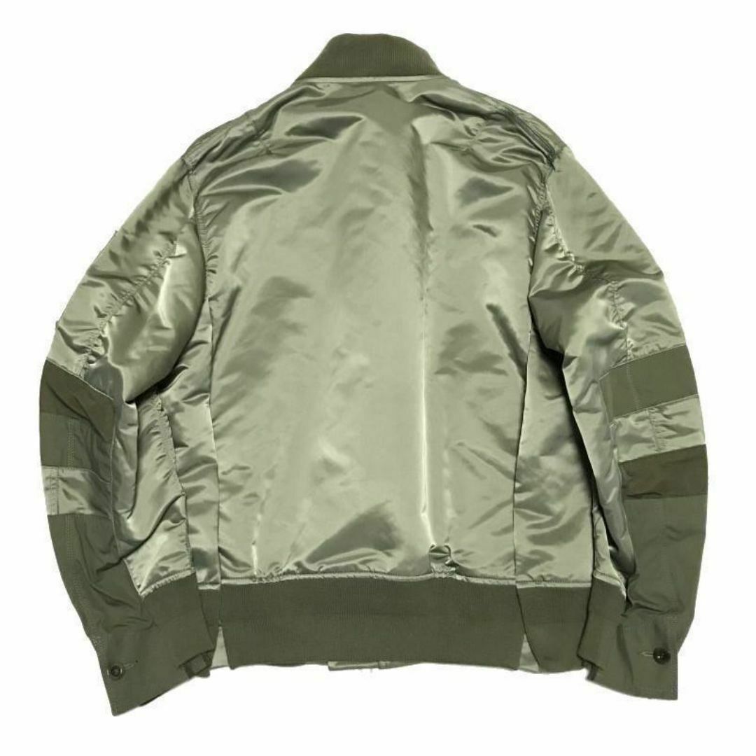 sacai - サイズ4 SACAI 21SS 切り替え ボンバージャケット 新品 sacai - サイズ4 SACAI 21SS 切り替え ボンバージャケット 新品