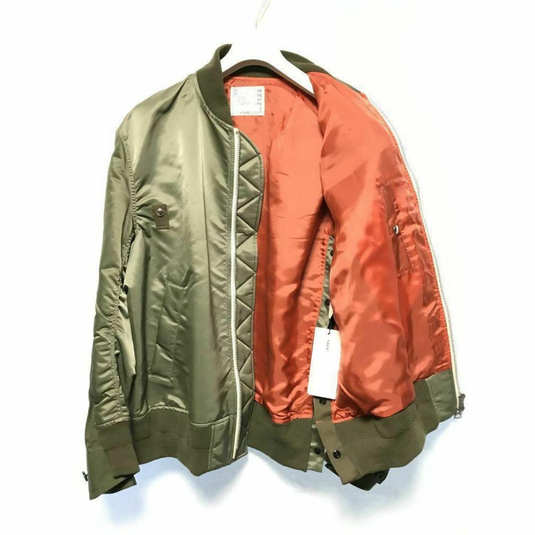 sacai - サイズ4 SACAI 21SS 切り替え ボンバージャケット 新品 sacai - サイズ4 SACAI 21SS 切り替え ボンバージャケット 新品