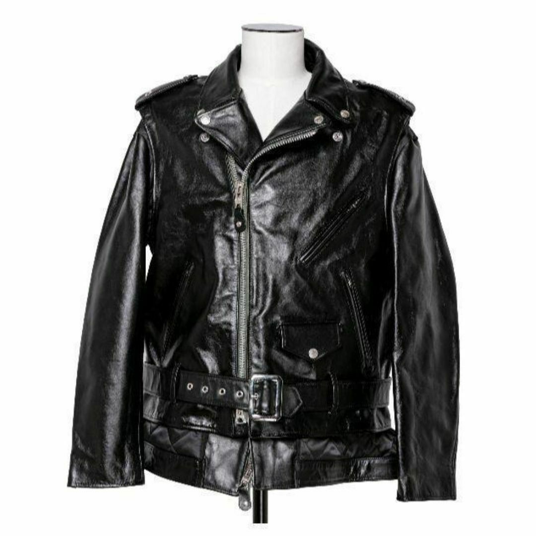 sacai - サイズ2 SACAI 22AW Schott レザーライダースジャケット sacai - サイズ2 SACAI 22AW Schott レザーライダースジャケット