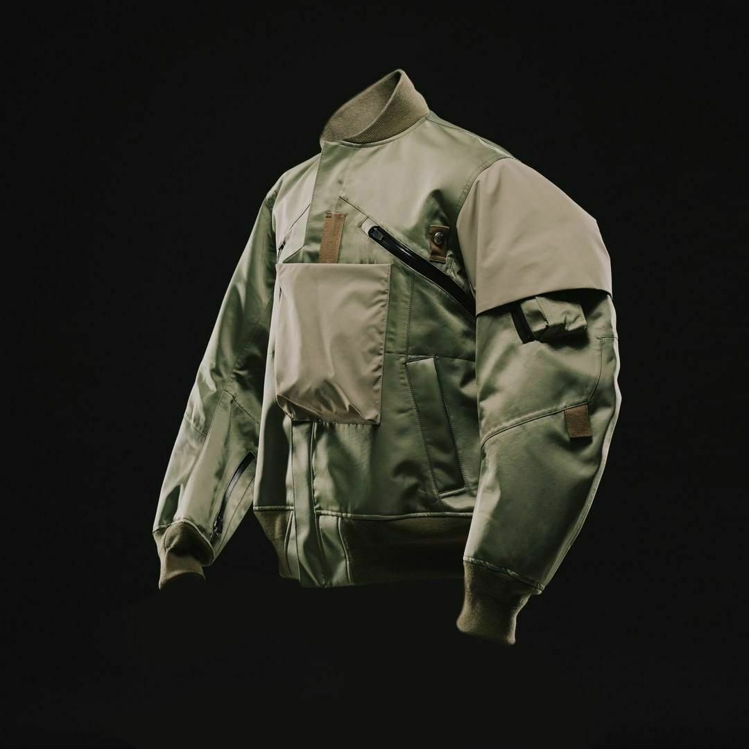 sacai - サイズ 4 SACAI x ACRONYM ボンバージャケット MA-1 sacai - サイズ 4 SACAI x ACRONYM ボンバージャケット MA-1
