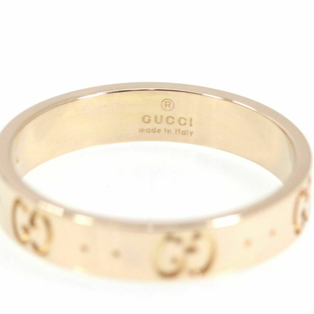 GUCCI - 【新品同様】グッチ リング アイコンリング K18 PG GUCCI - 【新品同様】グッチ リング アイコンリング K18 PG