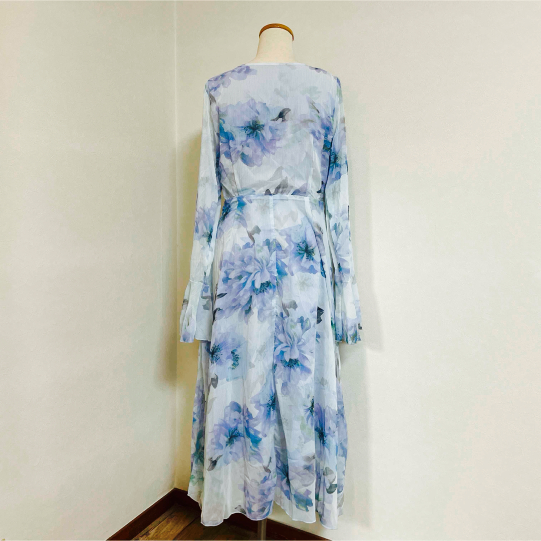 美品、新タグ✨エムズグレイシー ワンピース 花柄 シフォン