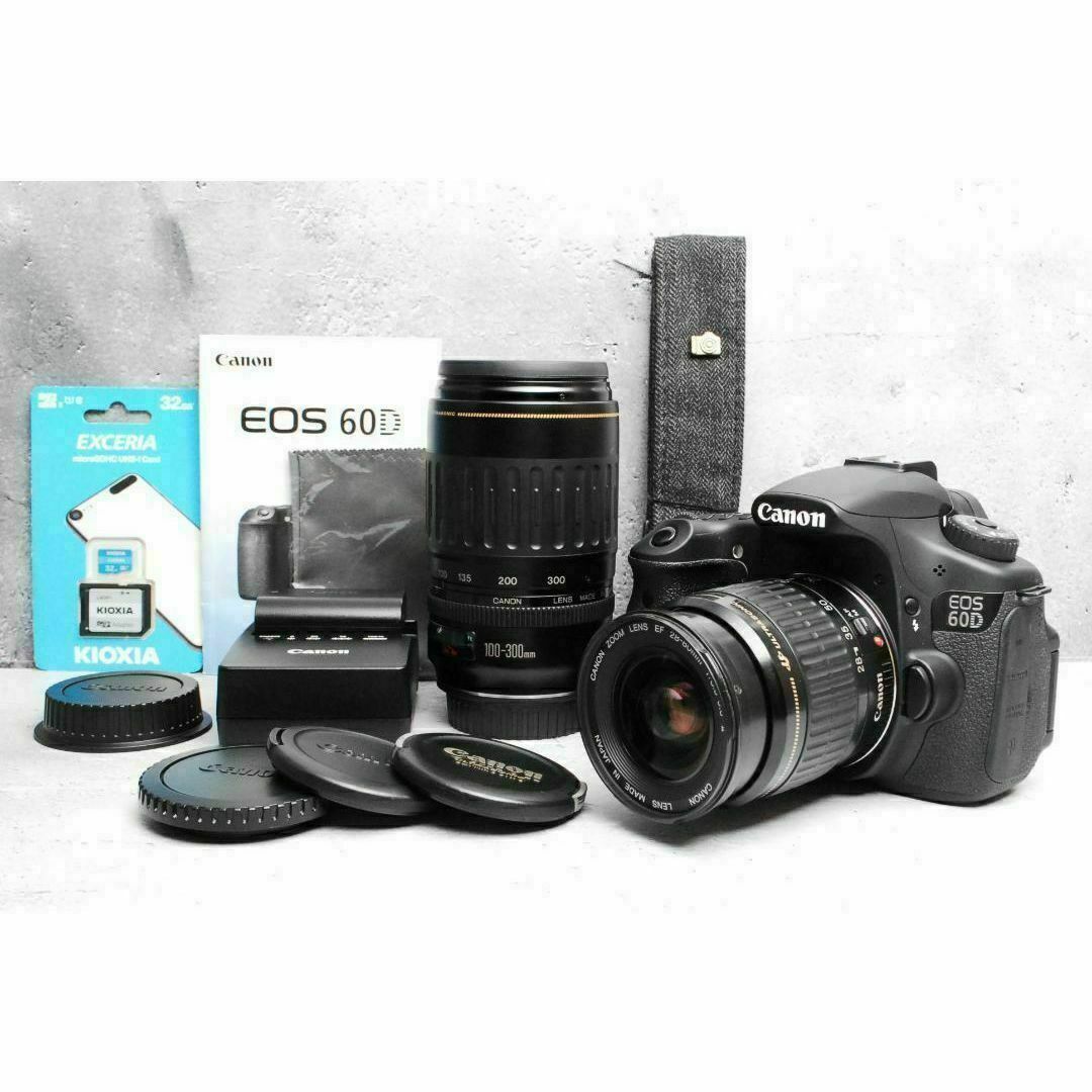 ☆望遠レンズ付☆Canon EOS 60D☆一眼レフカメラ スマホ転送 ☆望遠レンズ付☆Canon EOS 60D☆一眼レフカメラ スマホ転送