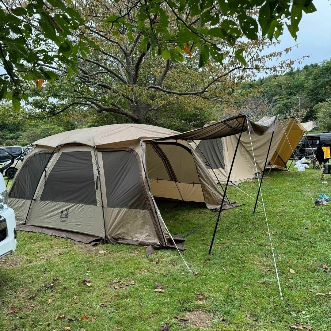 CAMPAL JAPAN - ファシル　ツインクレスタT/C　豪華２張セット　総額約２８万円セット　二又ポール