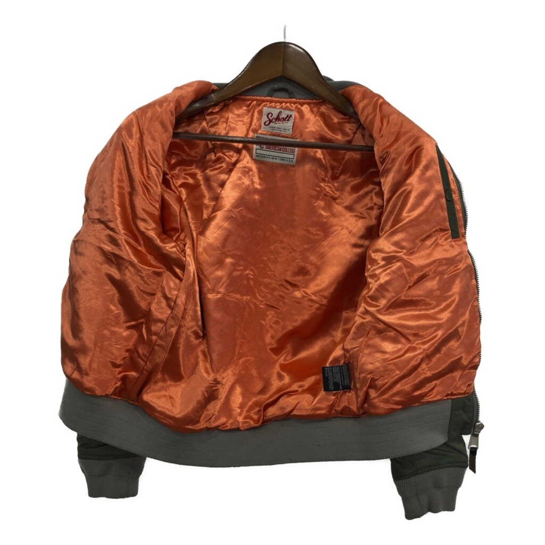 schott - 90年代 Schott ショット MA-1 フライトジャケット schott - 90年代 Schott ショット MA-1 フライトジャケット
