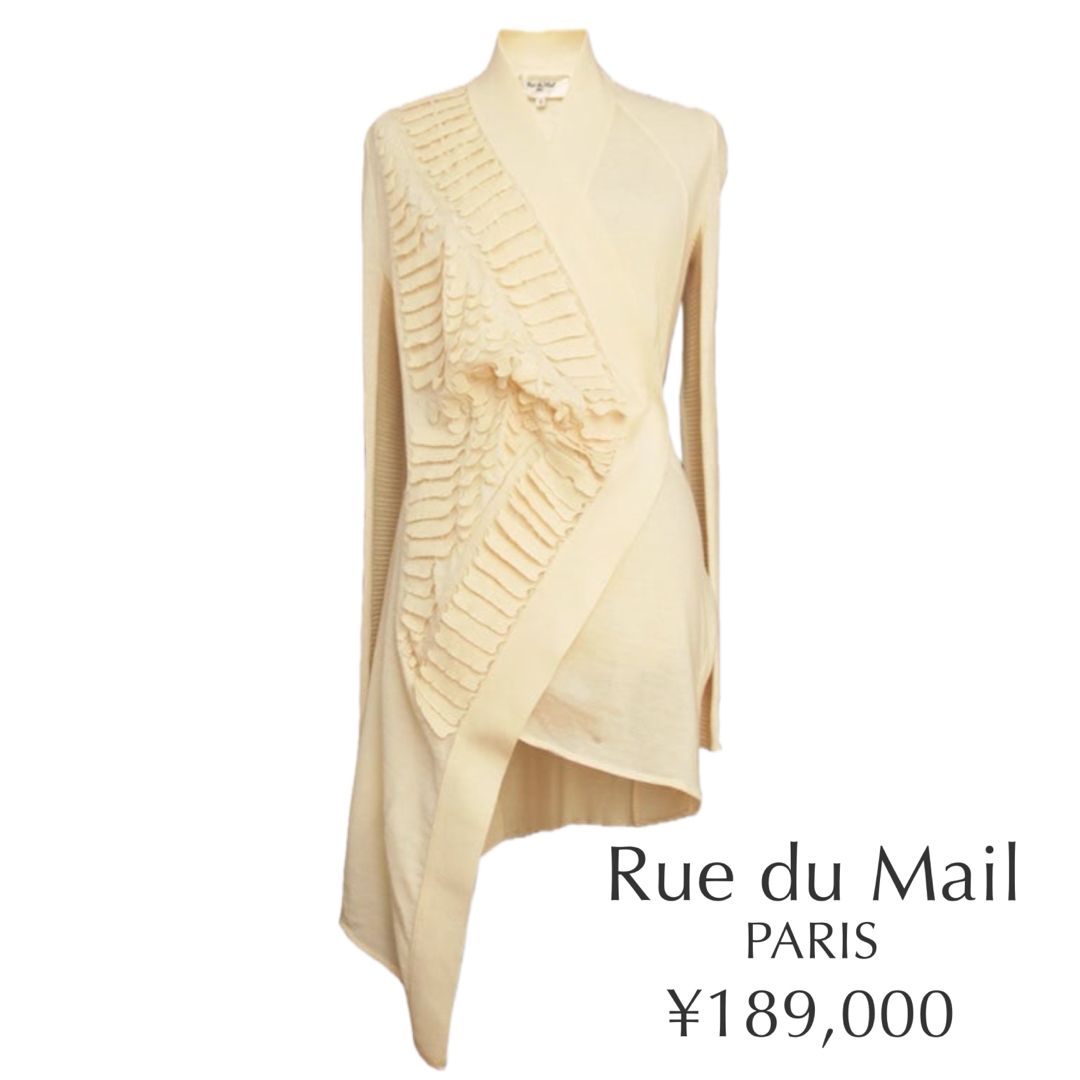 RUE DU MAIL - 未使用 定価18万 RUE DU MAIL リュドゥマイユ RUE DU MAIL - 未使用 定価18万 RUE DU MAIL リュドゥマイユ