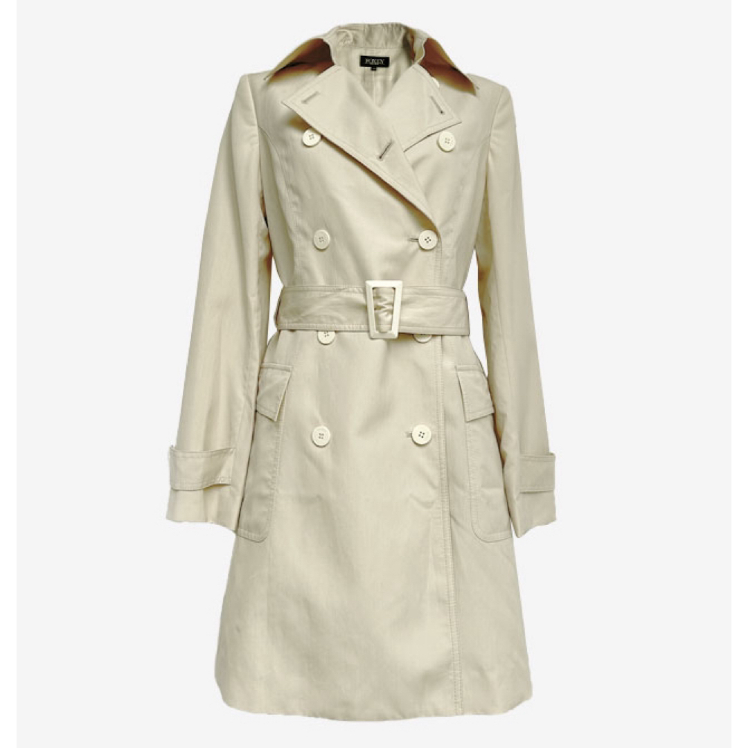 FOXEY BOUTIQUE フォクシー トレンチ コート シルク混 薄手 40 FOXEY BOUTIQUE フォクシー トレンチ コート シルク混 薄手 40