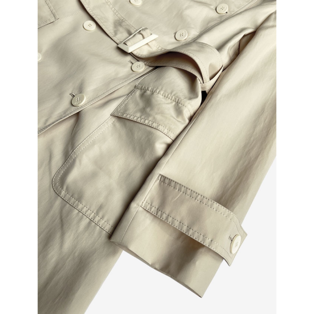 FOXEY BOUTIQUE フォクシー トレンチ コート シルク混 薄手 40 FOXEY BOUTIQUE フォクシー トレンチ コート シルク混 薄手 40