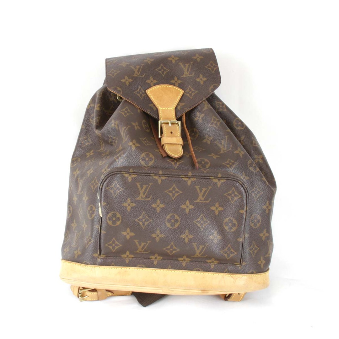LOUIS VUITTON - 『USED』 LOUIS VUITTON ルイ・ヴィトン モンスリ M51135 リュック・デイパック モノグラムキャンバス モノグラム【中古】