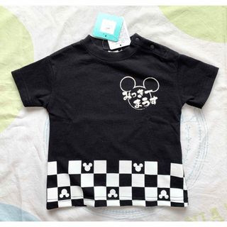 【新品・未使用】 ミッキーマウス　Tシャツ　80㎝(Ｔシャツ)