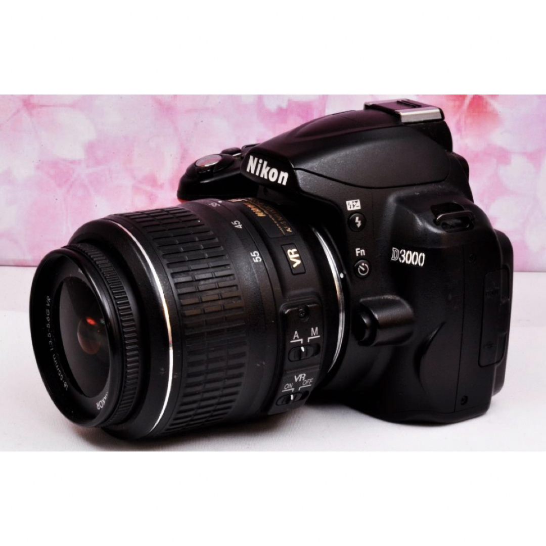 ❤️初心者でも使いこなせる一眼レフ❤Nikon D3000❤️スマホに ❤️初心者でも使いこなせる一眼レフ❤Nikon D3000❤️スマホに