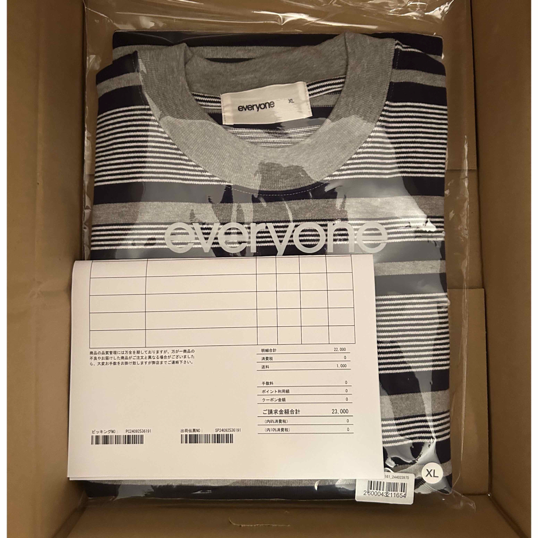 everyone border long sleeve tee shirt XL everyone border long sleeve tee shirt XL