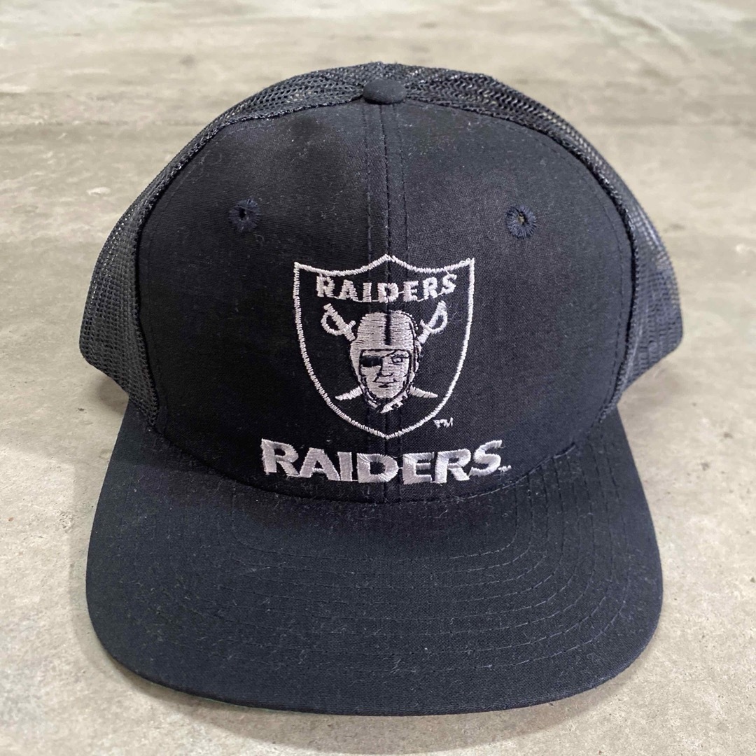 90s〃 ヴィンテージ NFL RAIDERS レイダース メッシュキャップの 90s〃 ヴィンテージ NFL RAIDERS レイダース メッシュキャップの