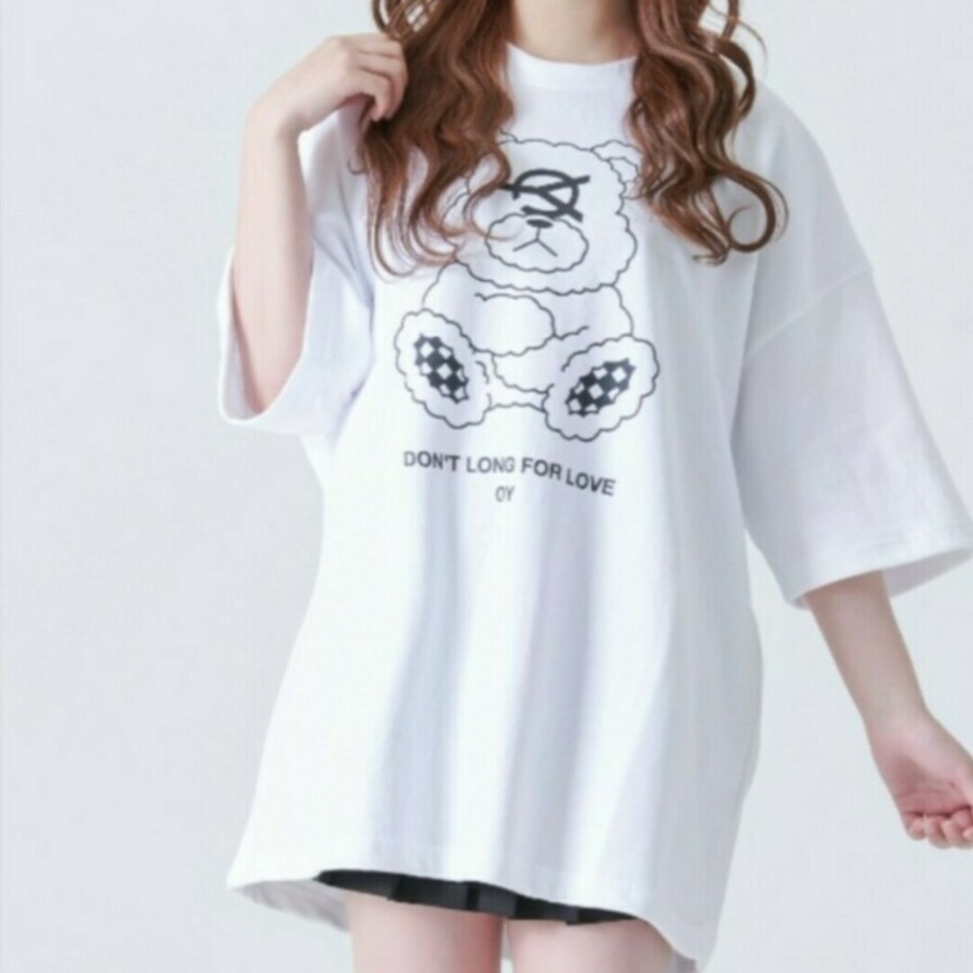 OY - 『OY/オーワイ』ホワイトODOLLY T/ くま 半袖 Tシャツの OY - 『OY/オーワイ』ホワイトODOLLY T/ くま 半袖 Tシャツの