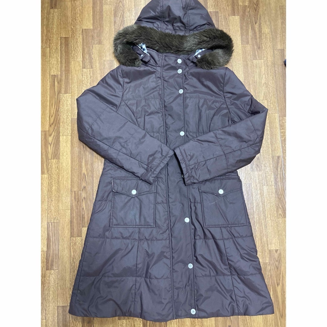 BURBERRY - 【150cm】バーバリー　コート　ブラウン カジュアル ダウン ダウンコート