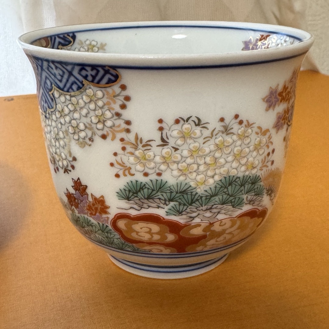 有田焼 琳派古伊万里 賞美堂本店 其泉窯 春秋文:コーヒー碗皿 有田焼 琳派古伊万里 賞美堂本店 其泉窯 春秋文:コーヒー碗皿
