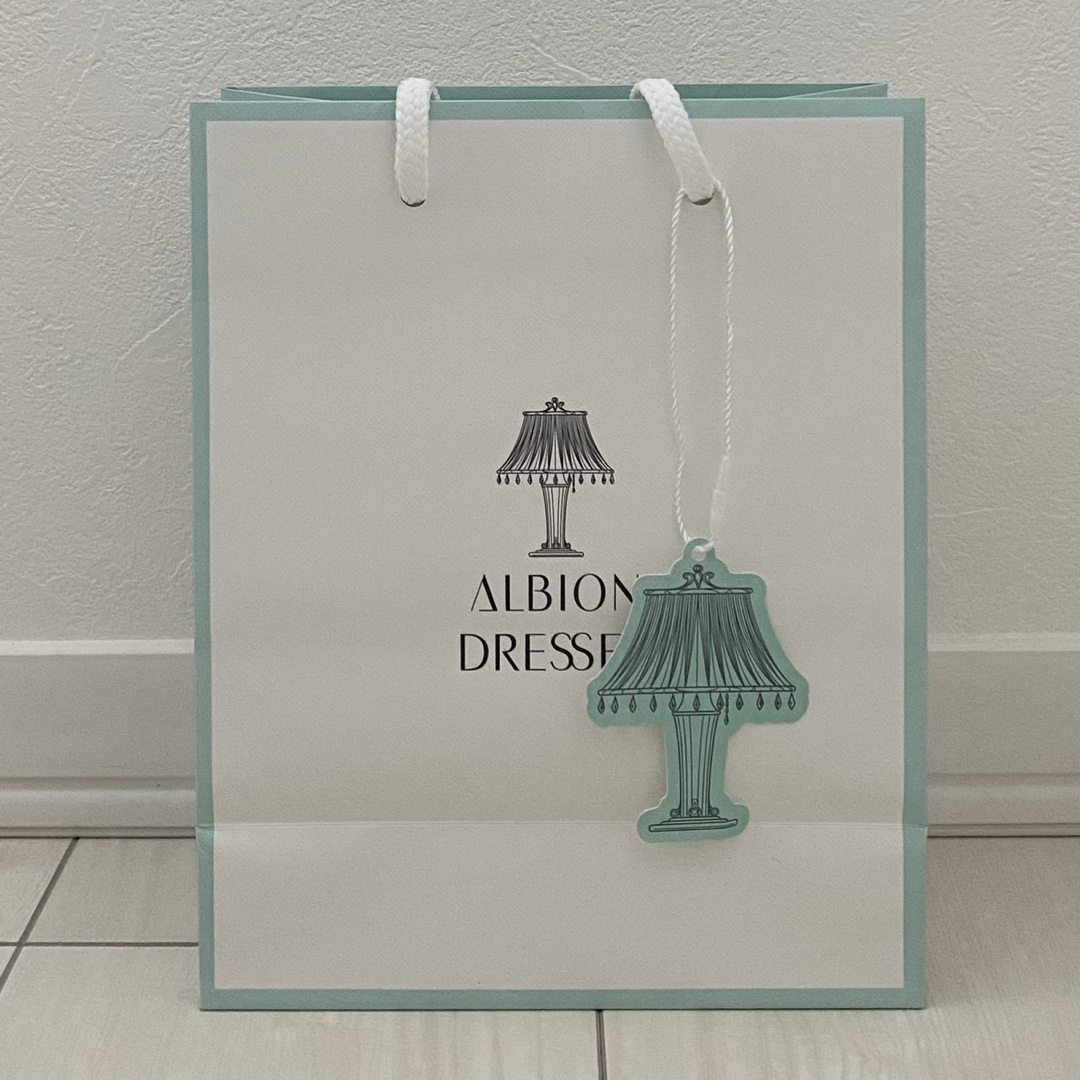 ALBION(アルビオン)の【ALBION DRESSER】　2枚セット✨　紙袋(ショッパー)  レディースのバッグ(ショップ袋)の商品写真