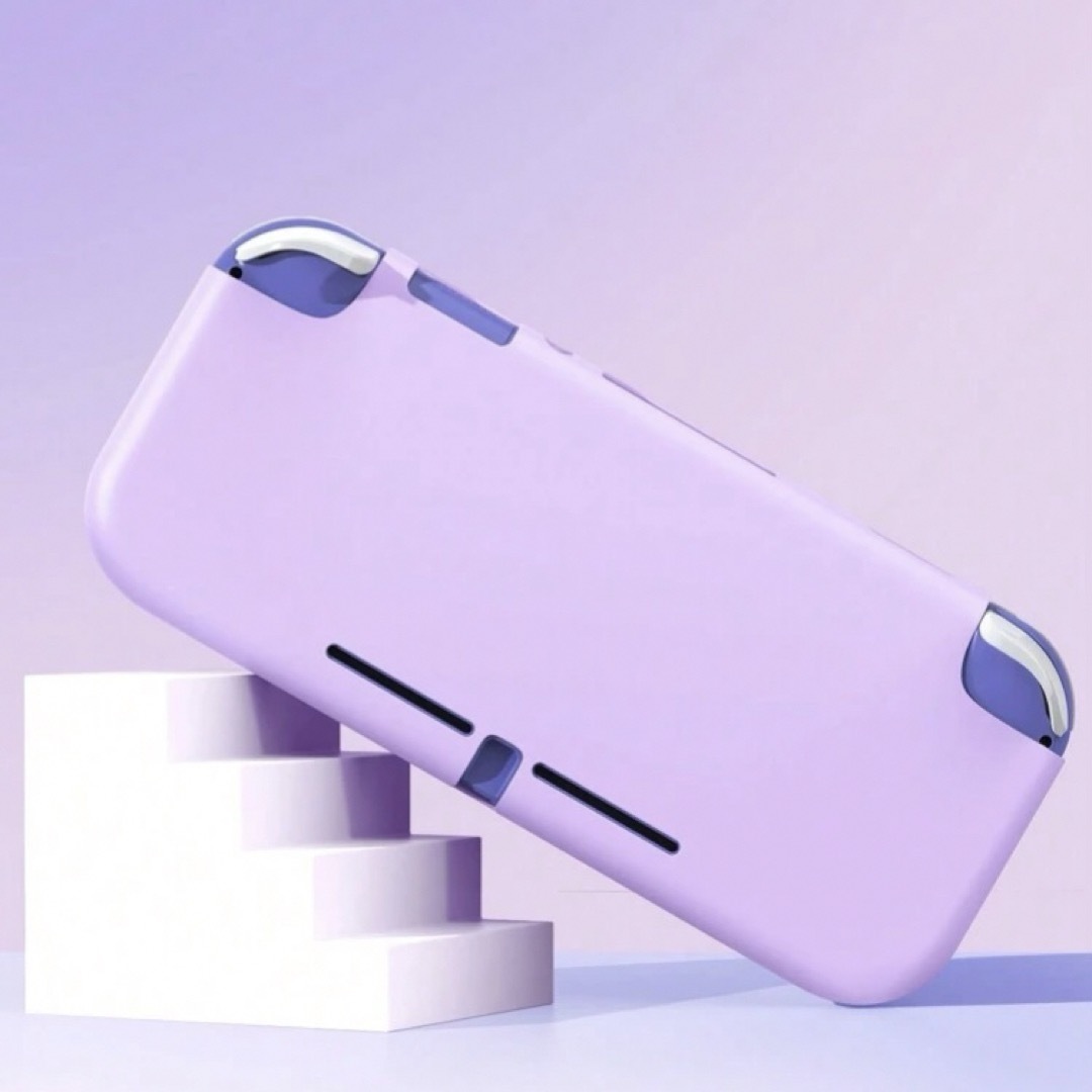 Nintendo Switch Lite ケース 紫 パープル シンプル カバーの Nintendo Switch Lite ケース 紫 パープル シンプル カバーの