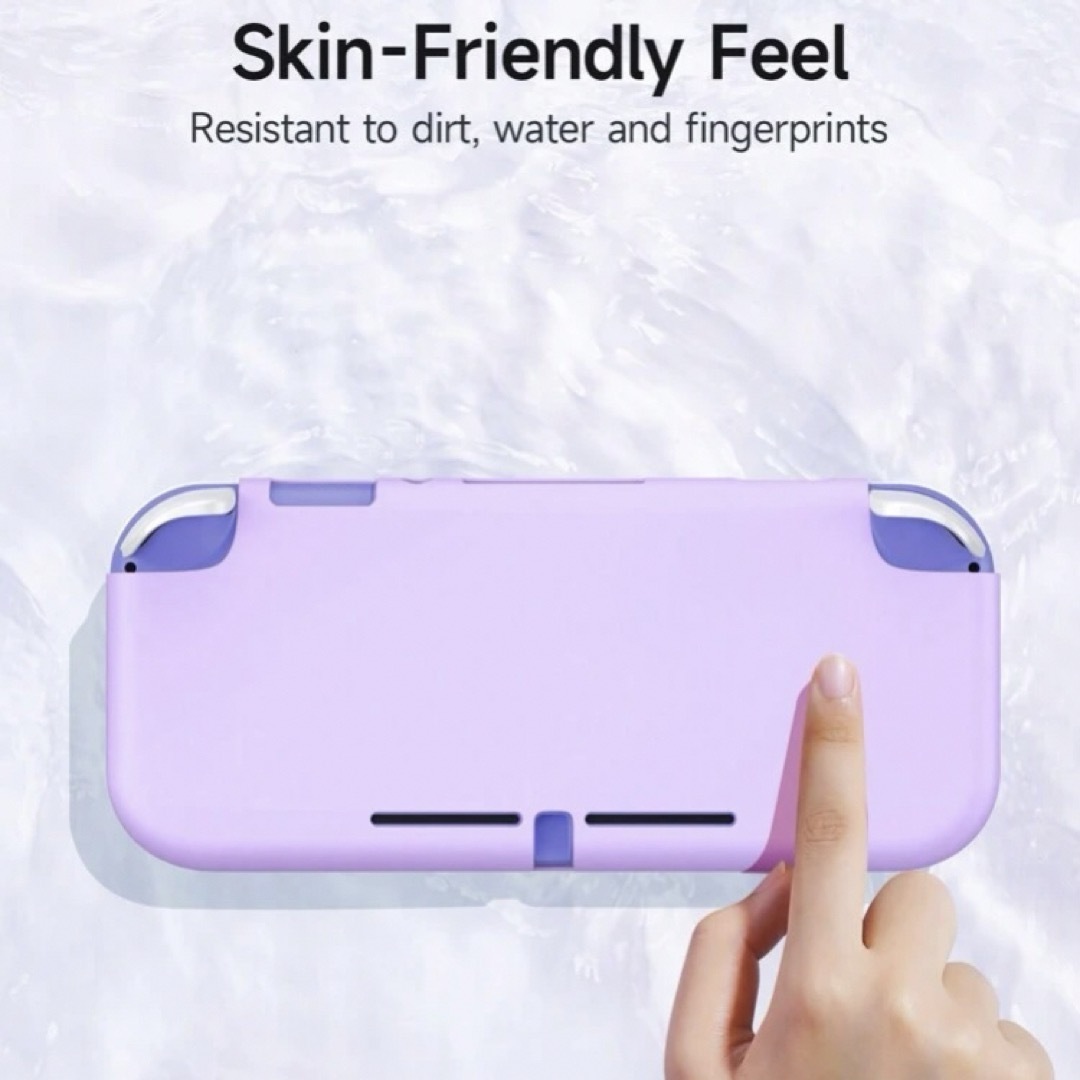Nintendo Switch Lite ケース 紫 パープル シンプル カバーの Nintendo Switch Lite ケース 紫 パープル シンプル カバーの