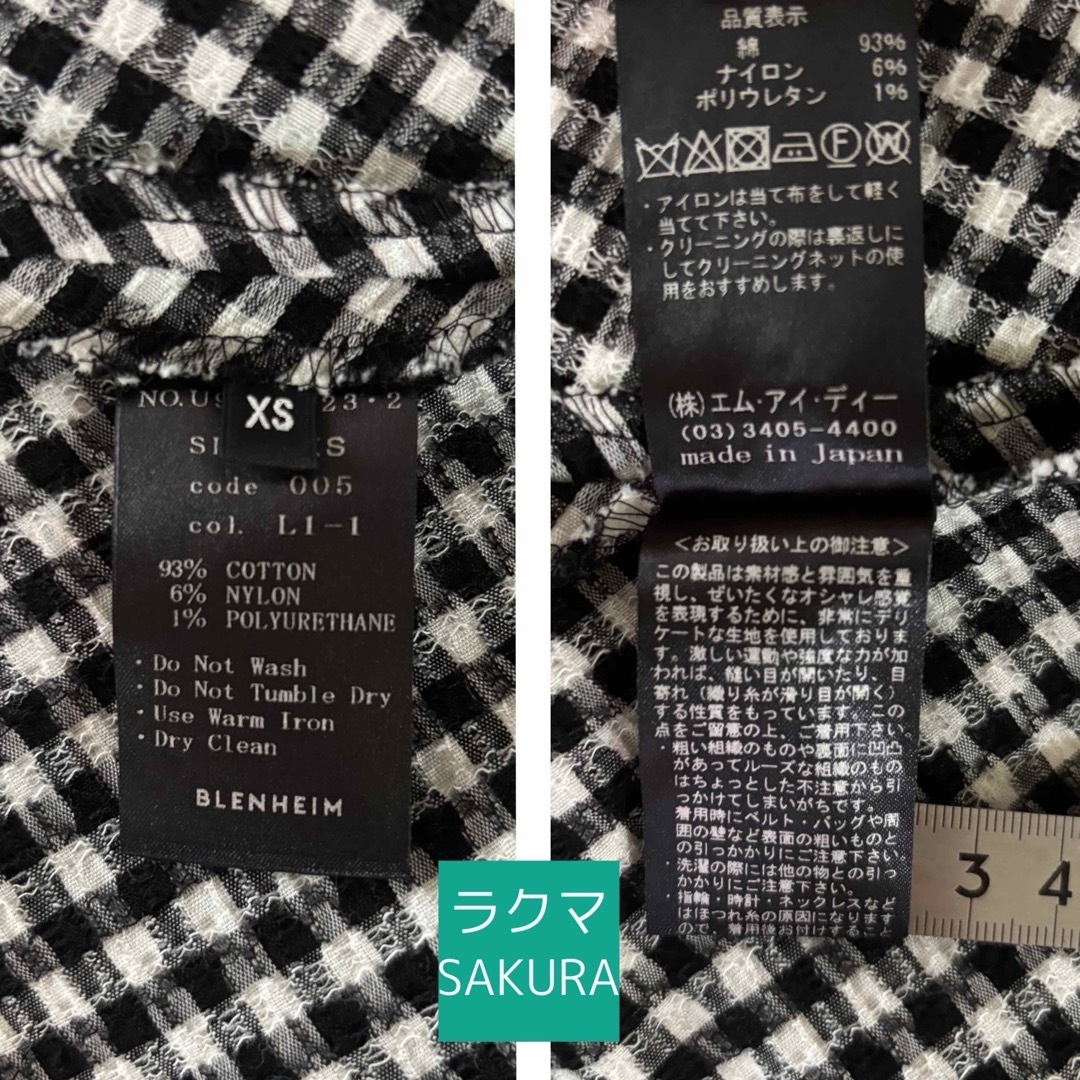 M-premier - 【美品】2024 ブレンヘイム ギンガムチェック M-premier - 【美品】2024 ブレンヘイム ギンガムチェック