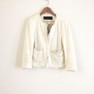 ザラ(ZARA)のZARA♡ノーカラージャケット(ノーカラージャケット)