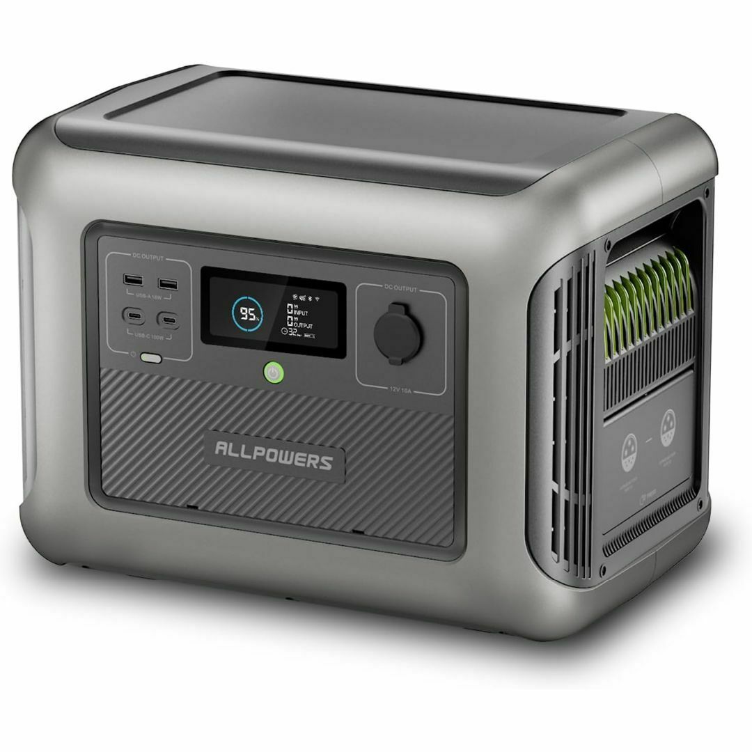 新品 ALLPOWERSB1000容量拡張バッテリー1152Whポータブル電源R