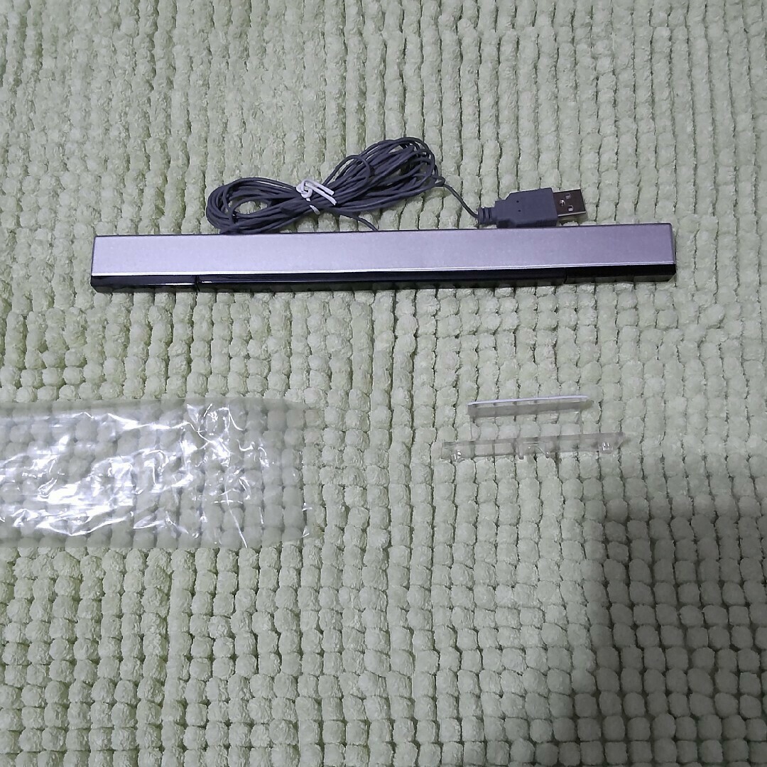 USB 給電 Wii & WiiU センサーバー エンタメ/ホビーのゲームソフト/ゲーム機本体(家庭用ゲーム機本体)の商品写真