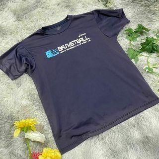 アシックスショウジ(asics)の【asics】アシックス　バスケットウェア　Tシャツ　練習着　ネイビー(Tシャツ/カットソー(半袖/袖なし))