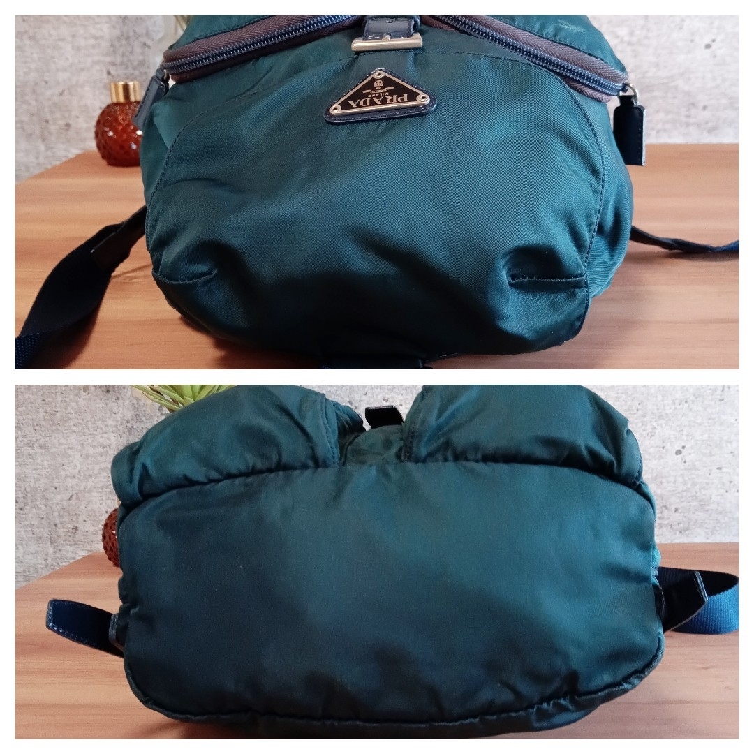 PRADA - 美品 プラダ ナイロン レザー ミニリュック バッグ PRADA - 美品 プラダ ナイロン レザー ミニリュック バッグ