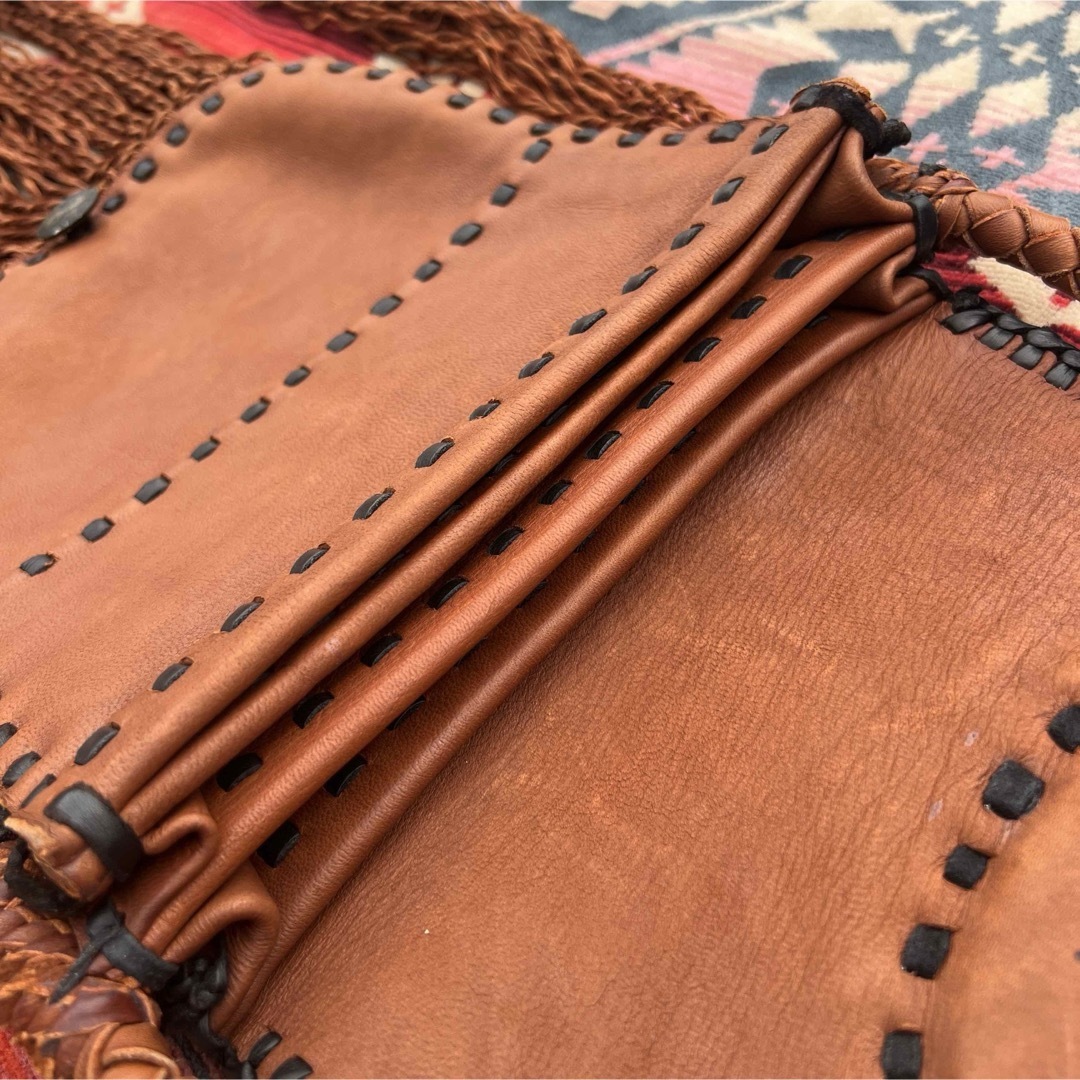 希少 INDIAN JEWELRY ナバホ族 メディスンバッグ ショルダー バッグ 希少 INDIAN JEWELRY ナバホ族 メディスンバッグ ショルダー バッグ