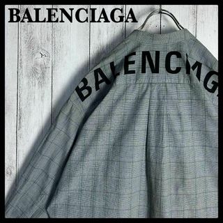 BALENCIAGA(Tシャツ/カットソー(七分/長袖) ・ グレー/灰色系 BALENCIAGA(Tシャツ/カットソー(七分/長袖) ・ グレー/灰色系