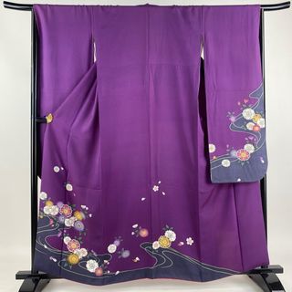 振袖 身丈159.5cm 裄丈65.5cm 正絹 秀品 【中古】(着物)