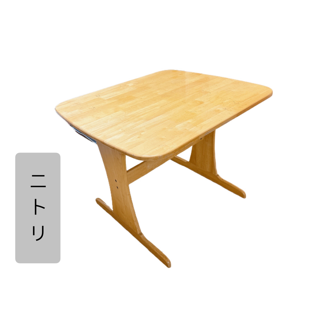 ニトリ 絶版品⭐️ダイニングテーブル 幅89.5×奥行79.5×高さ69.5cm ニトリ 絶版品⭐️ダイニングテーブル 幅89.5×奥行79.5×高さ69.5cm