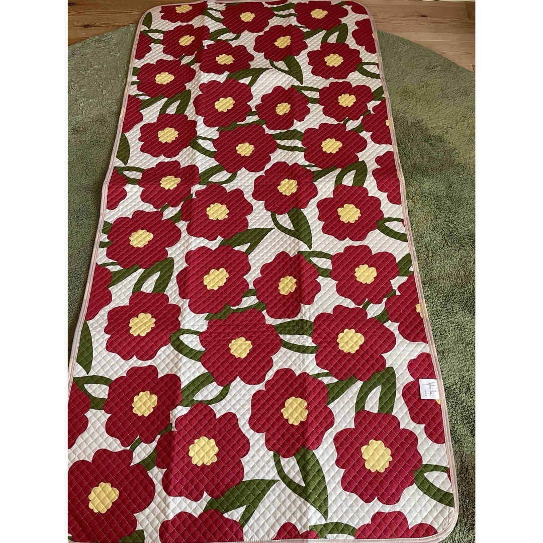 2枚セット【シビラ】ポコポコ敷パッド 100×205 カラダス レッド 2枚セット【シビラ】ポコポコ敷パッド 100×205 カラダス レッド