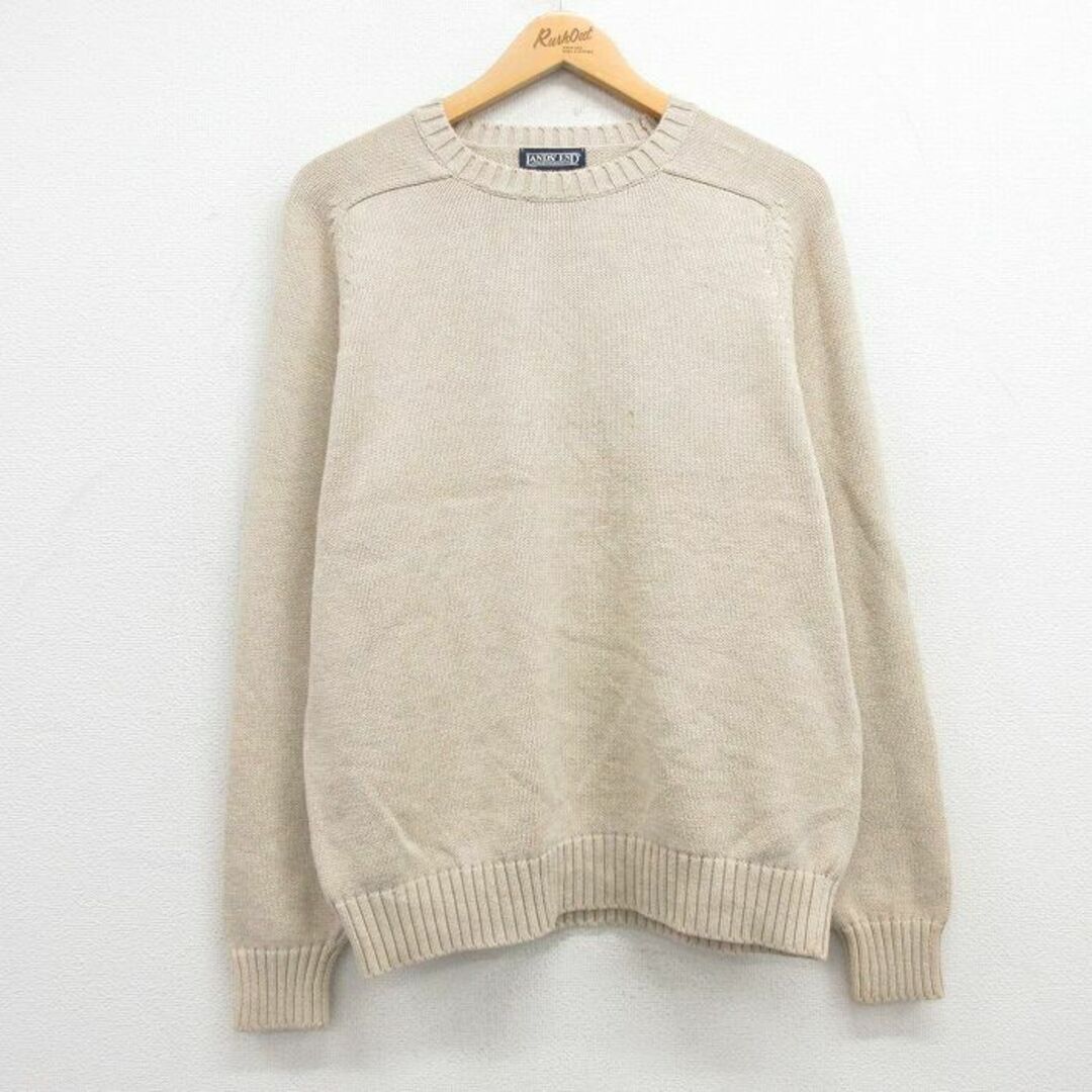 LANDS'END - L☆古着 ランズエンド 長袖 セーター メンズ 00年代 LANDS'END - L☆古着 ランズエンド 長袖 セーター メンズ 00年代